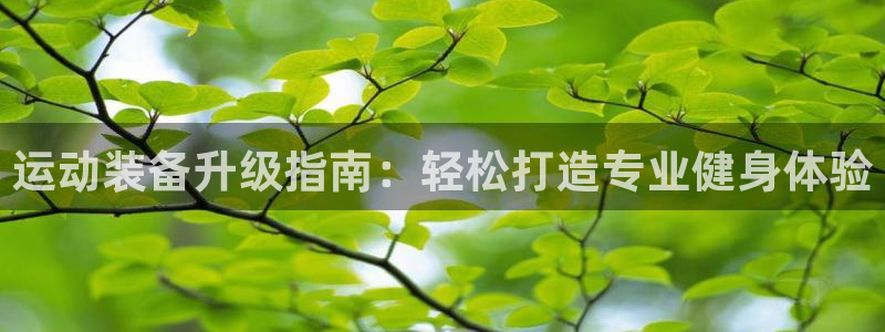 凯捷体育集团官网网址:运动装备升级指南:轻松打造专业健身体验