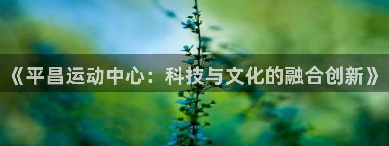 凯捷体育招商电话是多少号码:《平昌运动中心:科技与文化的融合